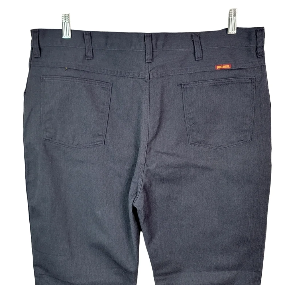 Big Ben Vintage Workwear Jobcore Heavy Canvas Dark Blue Work Pants Men's 40x34 - Picture 8 of 16